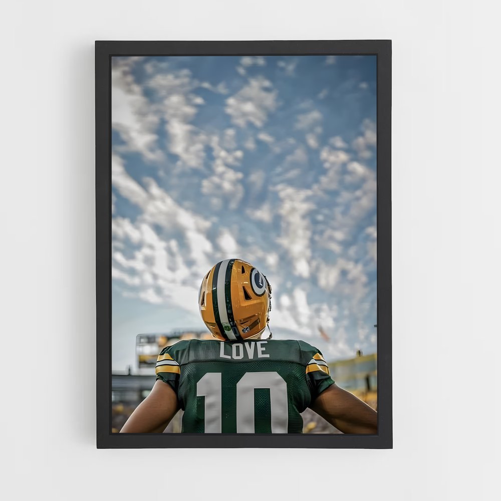 Poster Green Bay American Esprit vibrant (vue 2)